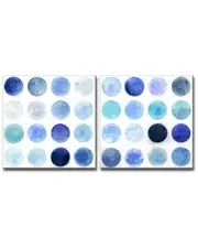 Ready2HangArt Blue Moons I/II Wrapped Canvas Wall Art Set