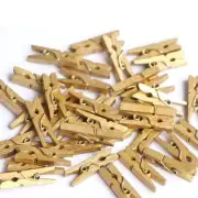 50Pcs Mini Wooden Clip Hanging Photo Paper Peg Clothespin Craft L6C4 T2H9 S1Z6