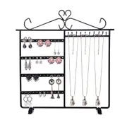 Vivva Jewelry Earring Bracelet Display Rack Stand Necklace Organizer Rack Holder 48 Roles 10 Hooks - 3 Colours