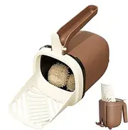Xinhuju Cat Litter Scoop with Holder Litter Scoop with Holder Rubbish Box Scooper with Holder Cat Rough Cat Trooper with Holder for Easy Tidy Up
