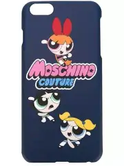 SS16 Moschino Couture Jeremy Scott POWERPUFF GIRLS BLUE CASE FOR iPhone 6 *PLUS*