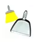 Mr. Clean Mini-Sweep Compact Dustpan And Brush Set Reusable Dust Pan Non-Slip