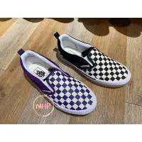 在飛比找蝦皮購物優惠-Vans Knu slip 麂皮 套腳 懶人鞋 格子 棋盤格