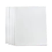 5 pack of 50x60cm Artist Blank Stretched Canvas Canvases Art Large White Range Oil Acrylic Wood
