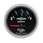 Autometer Sport-Comp II Fuel Level Gauge - 0 - 90 Ohm, 2 1/16 Inch, AU3613