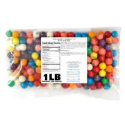 Gumballs for Gumball Machine, 0.5 Inch Mini Gumballs, Approx. 280 Pieces, 1Lb Bu