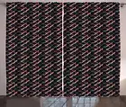 Vivid Oriental Curtains 2 Panel Set Decoration 5 Sizes Window Drapes