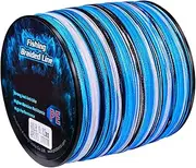 Fishing Lines Braid, Saltwater Angling Wire, Durable Multi-Colored Braid Lines Lines High Tensile Strength, Abrasion Resistant Design for River Lake Sea Outdoor Use, 2.56x2.56x2.56 Inches