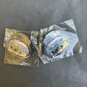 Set of 2 NEW 1999 Iditarod Alaska Lapel/Hat Pin Small (1" x 7/8")