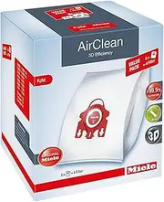 [Miele] AirClean 3D Efficiency Dust Bag, Type FJM, 4 Bags & 2 Filters, XL Value Pack