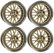 MB-Design LV1 alloy wheels 2 7.0Jx17 2 7.0Jx17 4x100 GOLDPOLIERT fits Renault Tw