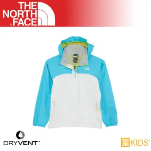 【The North Face 美國 女童 DV防水外套 《星空藍》】CM94/防風夾克/旅遊/防寒外套/悠遊山水