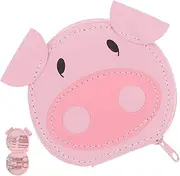 NULYLU 8-piece Stainless Steel Manicure Set Cartoon Pig Bag Nail Clippers for Thick Nails Travel Manicure Kit Professional Pedicure Tool