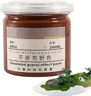 Miniature Basing Material,200ml Simulation Sand Mud Effect Miniature Basing | Beginners-Friendly Crafting Accessory Friends Classmates Use for School, Home
