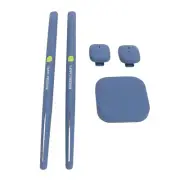 (Blue)Virtual Drum Kit Virtual Reality Drum Set Portable Electronic Drum BG EJ