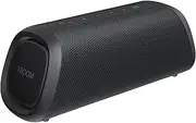 [LG] XBOOM Go XG5QBK Wireless Bluetooth Speaker, 20 W, Sound Boost Sound, Waterproof IP67, 18 Hours Working Time, Variable LED Light Colour, Wide Connectivity, Black