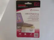 Toshiba 16gb TransMemory USB 2.0 Flash Drive (NEW OLD STOCK)