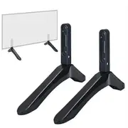 Universal Tv Stand Base Mount Metal Television Bracket Table Holder Compatible 32-65 Inch Tv