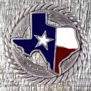 Texas Colors State Of Texas With Star Concho CON922-D