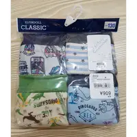在飛比找蝦皮購物優惠-全新 日本西松屋購入 男童棉質三角內褲 4件組 尺寸130