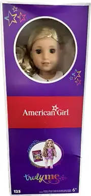 American Girl HWY74 Truly Me 18" Doll 125 Long Curly Blonde Hair (Read Descr)