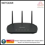 Netgear Nighthawk AX3000 AX4 4-Stream WiFi 6 Router RAX36S *Free Express Post*