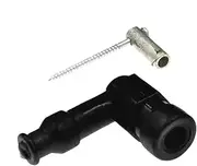Spark Plug Boot for Motorcycle - Rubber Spark Plug Cap Engine Spark Plug Boot,Non Resistor Multicolor Dust-Proof Replacement Part for Motor