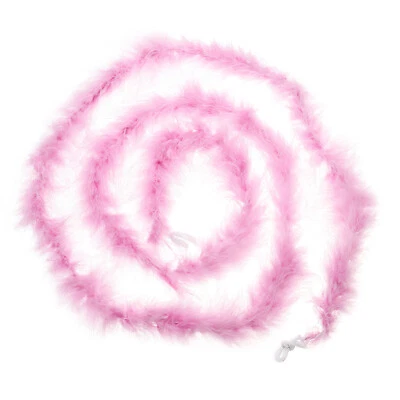1 Pcs 6.6 Ft Feather Boas Feather for DIY Craft Sewing Trim Party Purple Pink