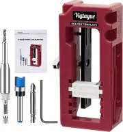 Door Hinge Jig Mortiser for 3 to 5 Length 1/4 to 5/8 Thickness Square or Radius
