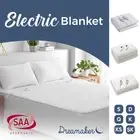 Electric Blanket Washable Heated Throw Rug Underlay Single Double Queen King
