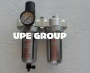 3/8" MID FLOW COMBO PARTICULATE FILTER / REGULATOR & LUBRICATOR COMPRESSED AIR