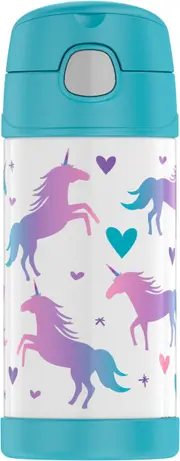 Thermos Funtainer Drink Bottle 355ml - Unicorn