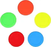 YARNOW 5pcs Air Hockey Pucks Replacement Mini Pucks for Desktop Ice Hockey for Adults Compact and Fun Gaming Experience for Home and Office