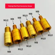 Fishing Net Rod Pod Connector M8/M10/M12 Screw Net Head Adapter Fishing Landing