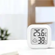 LCD Digital Thermometer and Hygrometer,Indoor Temperature,Lightweight,Space-Saving,Humidity Monitor with Temperature Humidity Gauge