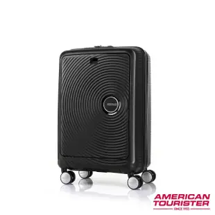 【AMERICAN TOURISTER 美國旅行者】20吋Curio前開式立體唱盤PP TSA登機箱/行李箱(多色可選)