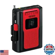 Jensen Retro Portable AM/FM Radio Personal Cassette Player Compact Lightweigh