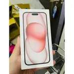 蘋果原廠 拆封新品 APPLE IPHONE 15 PLUS 256G 粉