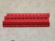 LEGO Parts - Red Plate 1 x 12 - No 60479 - QTY 5