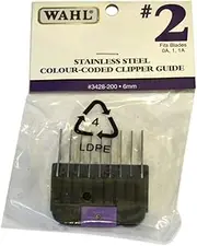 WAHL KM2+D3020 No. 2 6mm Metal Teeth Attachment Black