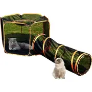 Portable Cat Playpen Outdoor Enclosures 2 in 1 Hexagon Tent
