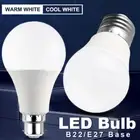 LED Bulb Bayonet Screw Lights E27/B22 Lamp Cool/Warm White Indoor Globe 6X/10X