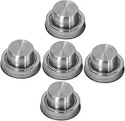 5 Pcs Jar Lid Stainless Steel Strainer for Home Kitchen Pepper Shaker Caps Regular Mouth Jar Shaker Lids