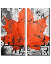 Ready2HangArt Fall Ink XXIII Wrapped Canvas Wall Art by Tristan Scott