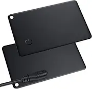 Wallet Tracker Card Magnetic Charging Works with Find My Rechargeable Item Finder Locator for Passport Wallet Luggage Tags and More Tracker Slim Waterproof