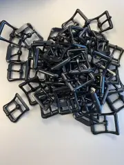 Lot Of 5 black Center Bar buckle pin, Tongue Strap Accessories Purse shoes 3mm