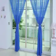 1 Pc Pure Color Voile Door Tulle Sheer For Bedroom Windows Curtain Drapes Fabric