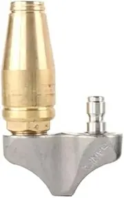Sewer Jetting Turbo Nozzle for High Pressure Washer, Brass Reverse Turbo Jetter Nozzle(1of4Quick connect035)