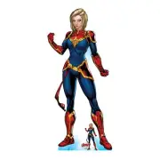 Captain Marvel Official Marvel Cardboard Cutout with Free Mini Standee