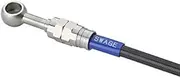 Swage-Line PRO STPB0014FS Clutch Hose Kit, Front, Single, ABS Model Kit, Stainless Steel/Black Hose, MC41 (14-15 (ABS))